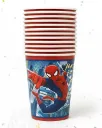 10 Vasos Spiderman Fiesta Cumpleaños