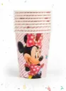 10 Vasos Minnie Fiesta Cumpleaños