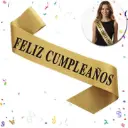Banda Escarchada Feliz Cumpleaños.