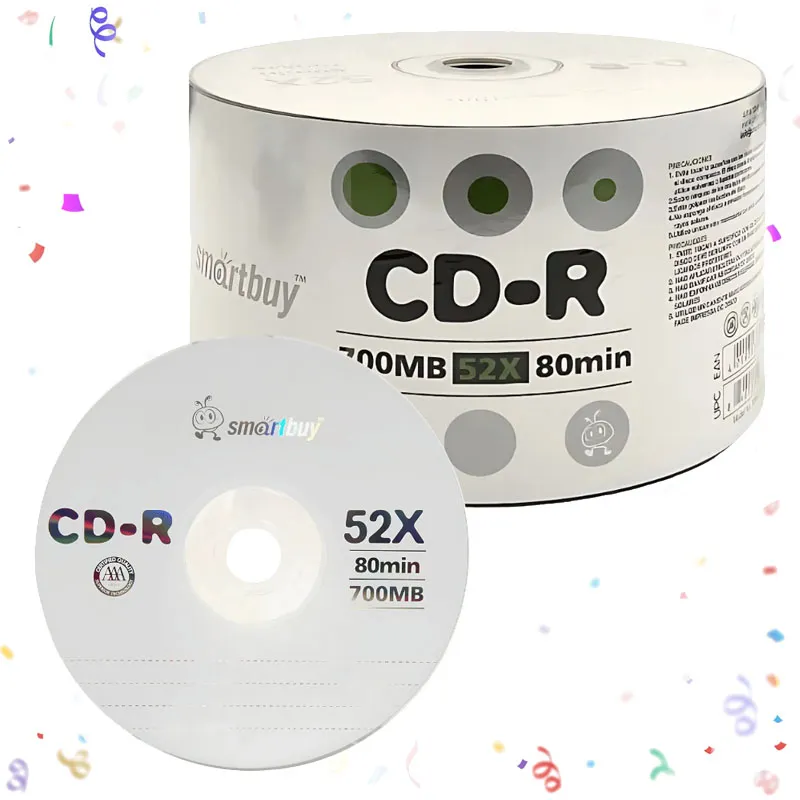 CD-R Virgen Original 700MB - 80min. (Pack 100 uds.)